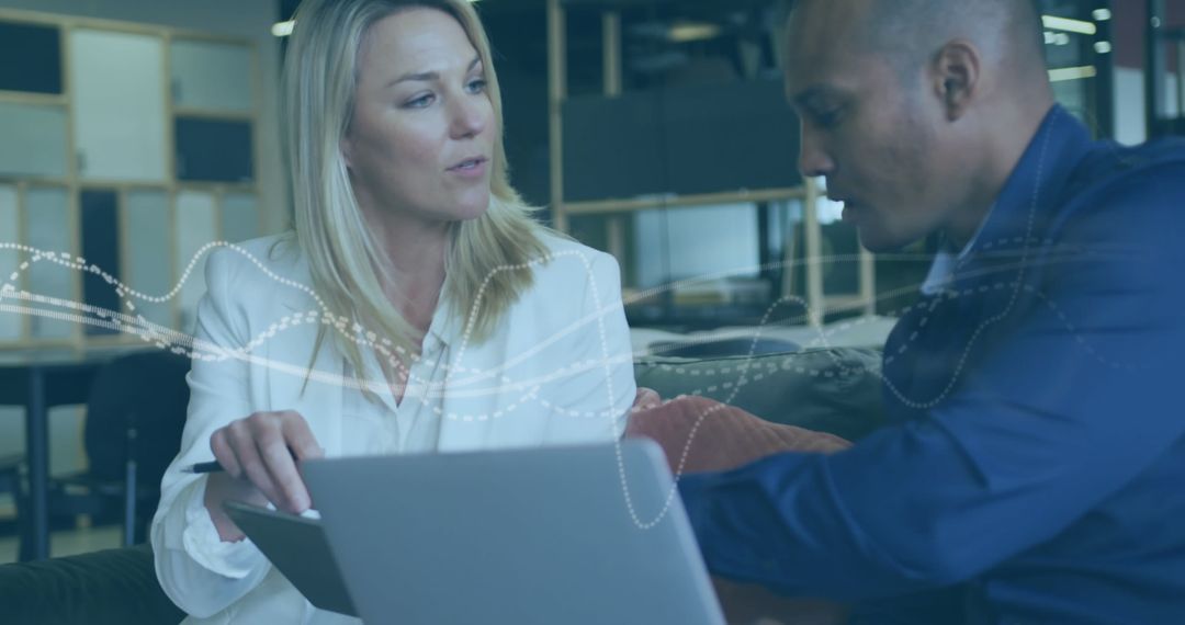 Collaborative Business Meeting with Teamwork Discussion