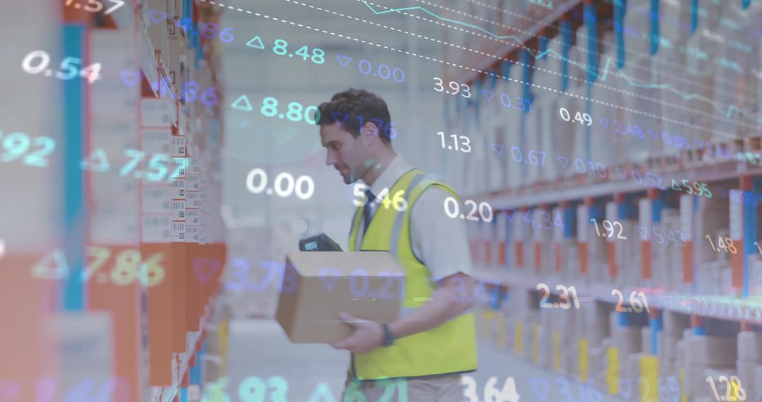 Warehouse Inventory Analysis with Digital Data Overlay