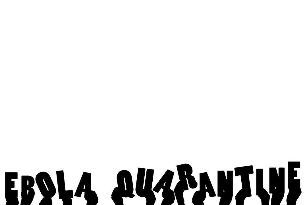 Ebola Quarantine Warning Hands Transparent Background