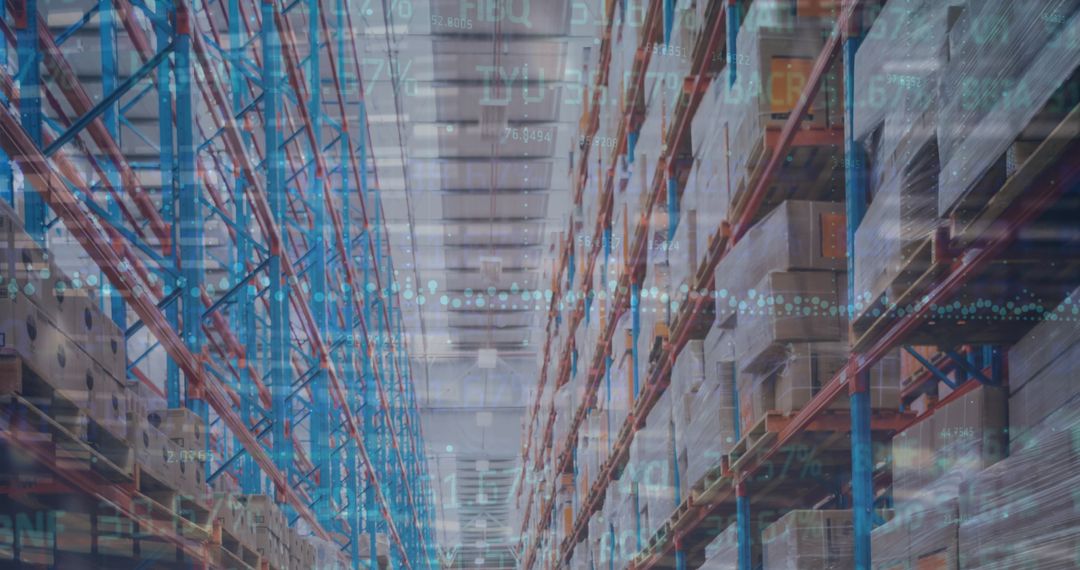 Digital Overlay of Financial Data in Modern Warehouse