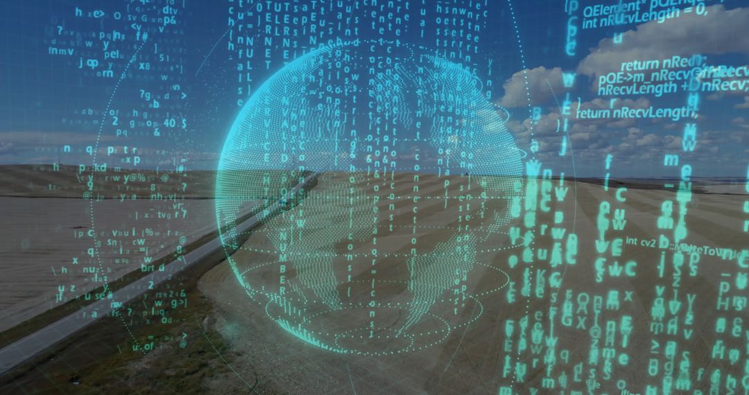 Holographic Globe Overlay on Rural Pipeline with Streaming Code