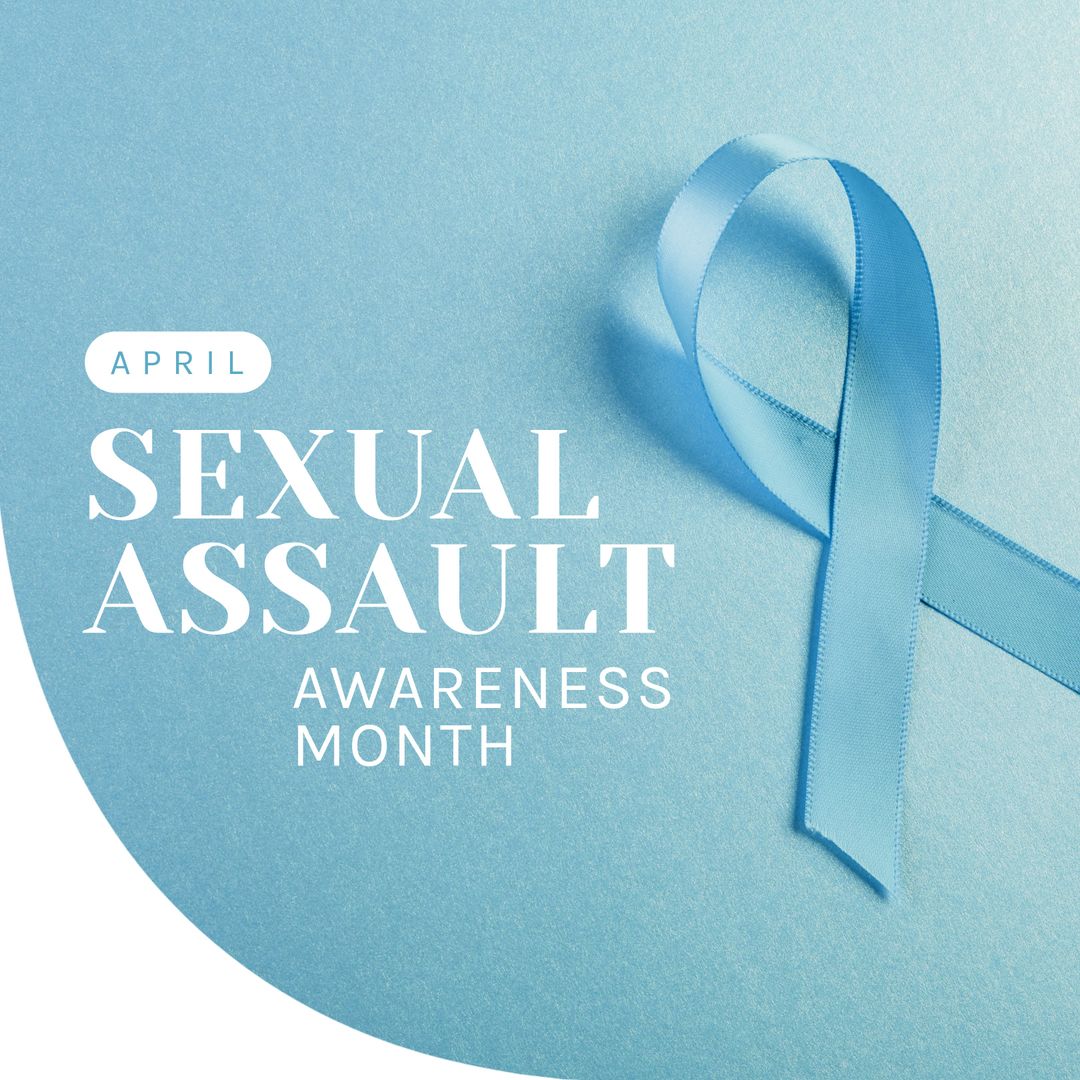 Blue Ribbon for Sexual Assault Awareness in April