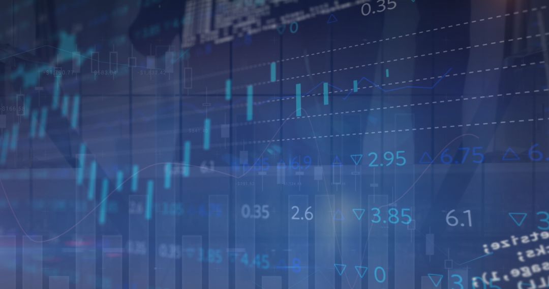 Financial Data Visualization with Team Collaboration in Modern Office