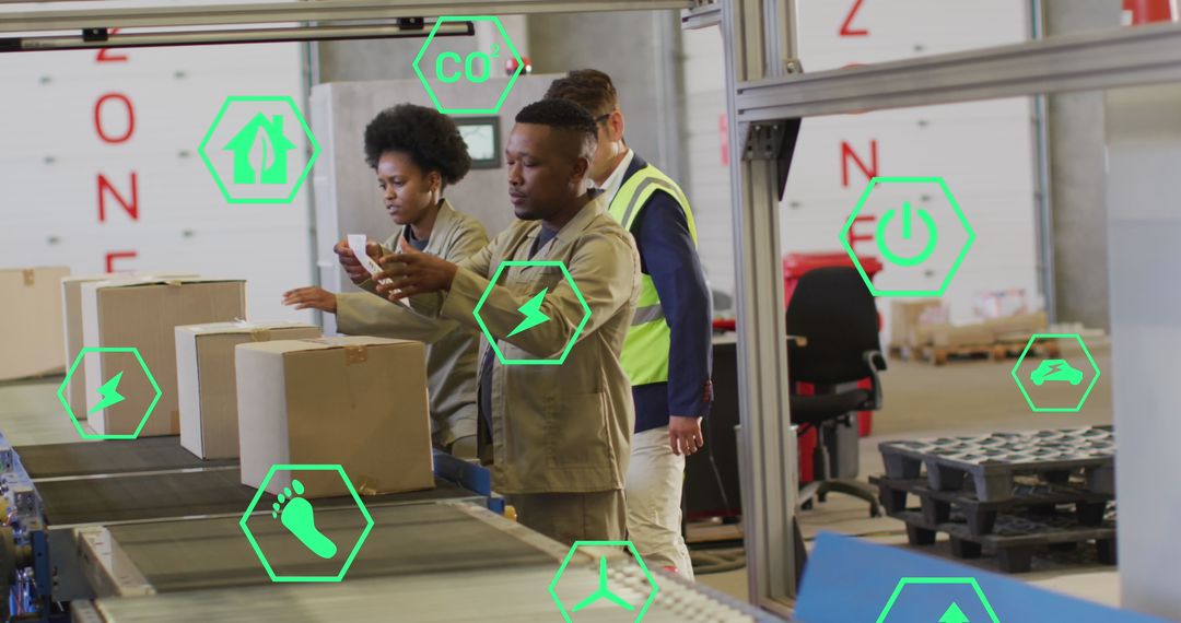 Diverse Workforce in Eco-Efficient Warehouse with Data Visualization