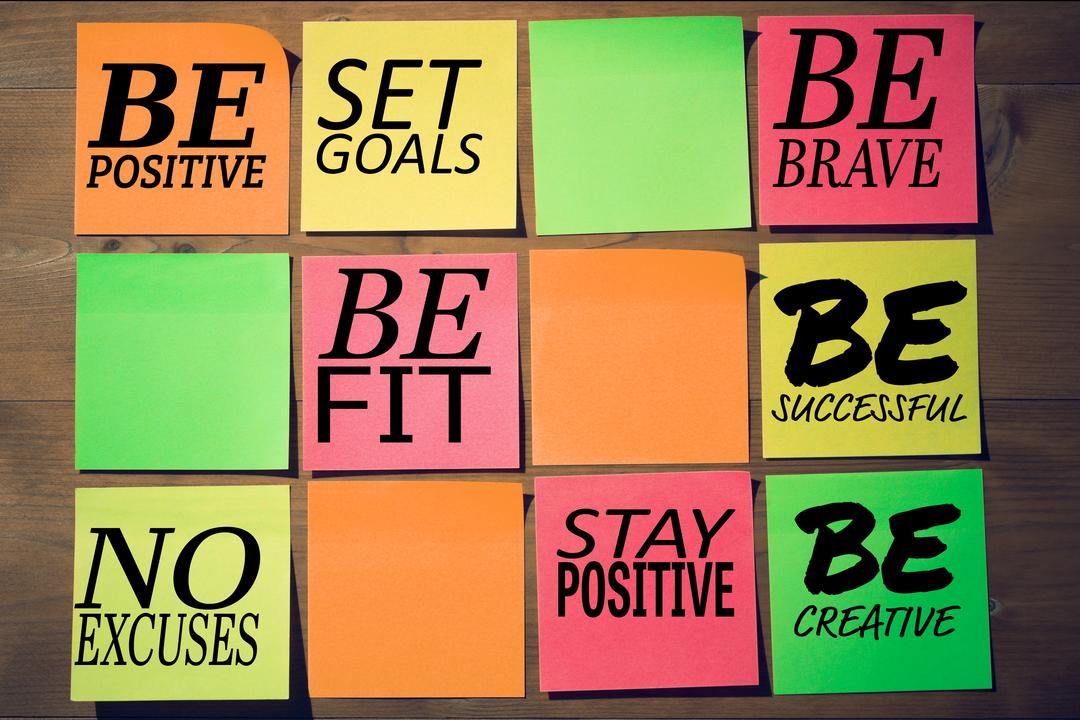 Motivational Messages on Colorful Sticky Notes - Free Images, Stock Photos and Pictures on Pikwizard.com