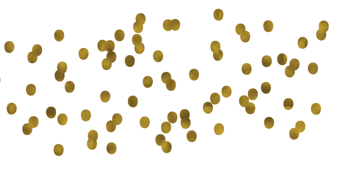 Dynamic Yellow Dots on Transparent Background Creating Festive Atmosphere - Download Free Stock Images Pikwizard.com