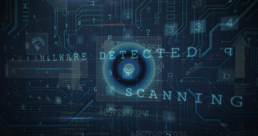 Digital Data Analysis and Threat Detection Interface - Free Images, Stock Photos and Pictures on Pikwizard.com
