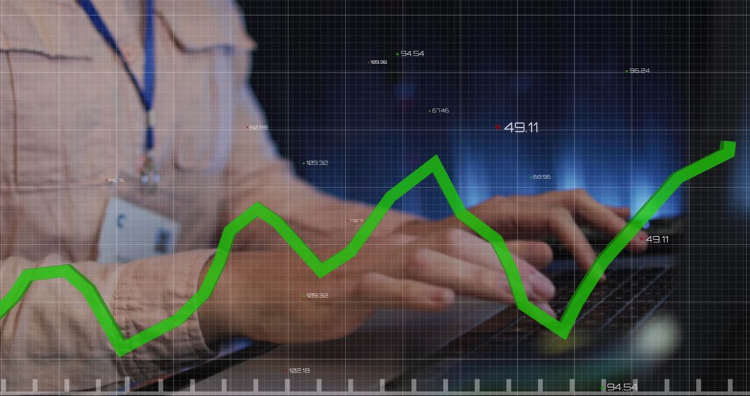 IT Engineer Analyzing Data with Laptop in Technology Environment