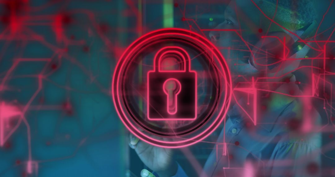 African American IT Professional Analyzing Cybersecurity Data