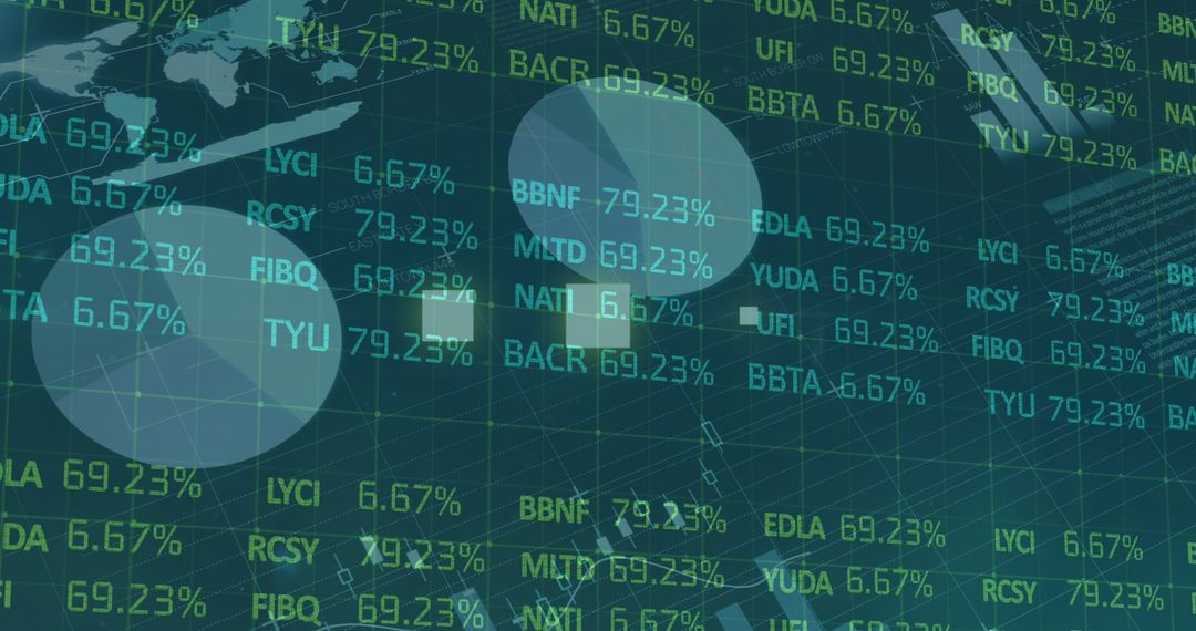 Abstract Digital Finance and Data Analysis Background