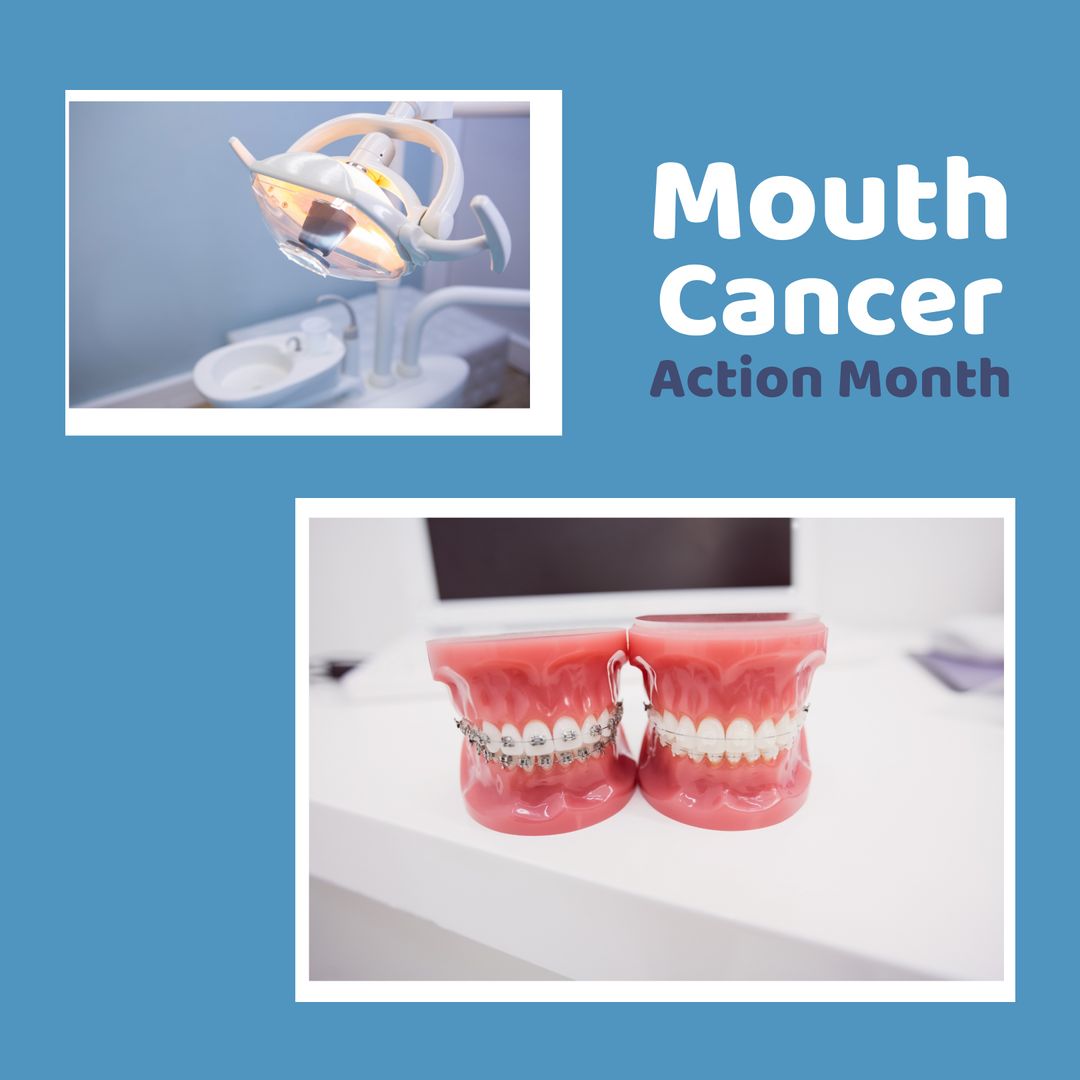 Mouth Cancer Action Month Dental Awareness Poster - Download Free Stock Templates Pikwizard.com