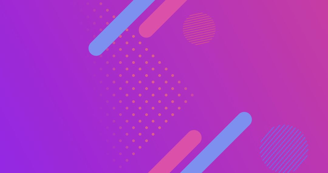 Dynamic geometric abstract background with circles and lines