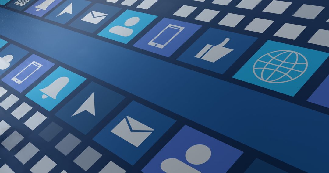 Abstract Digital Communication and Connectivity Background