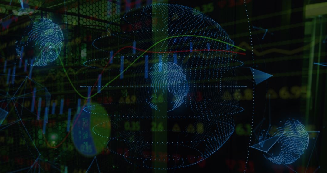 Global Data Processing Concept with Digital Globe