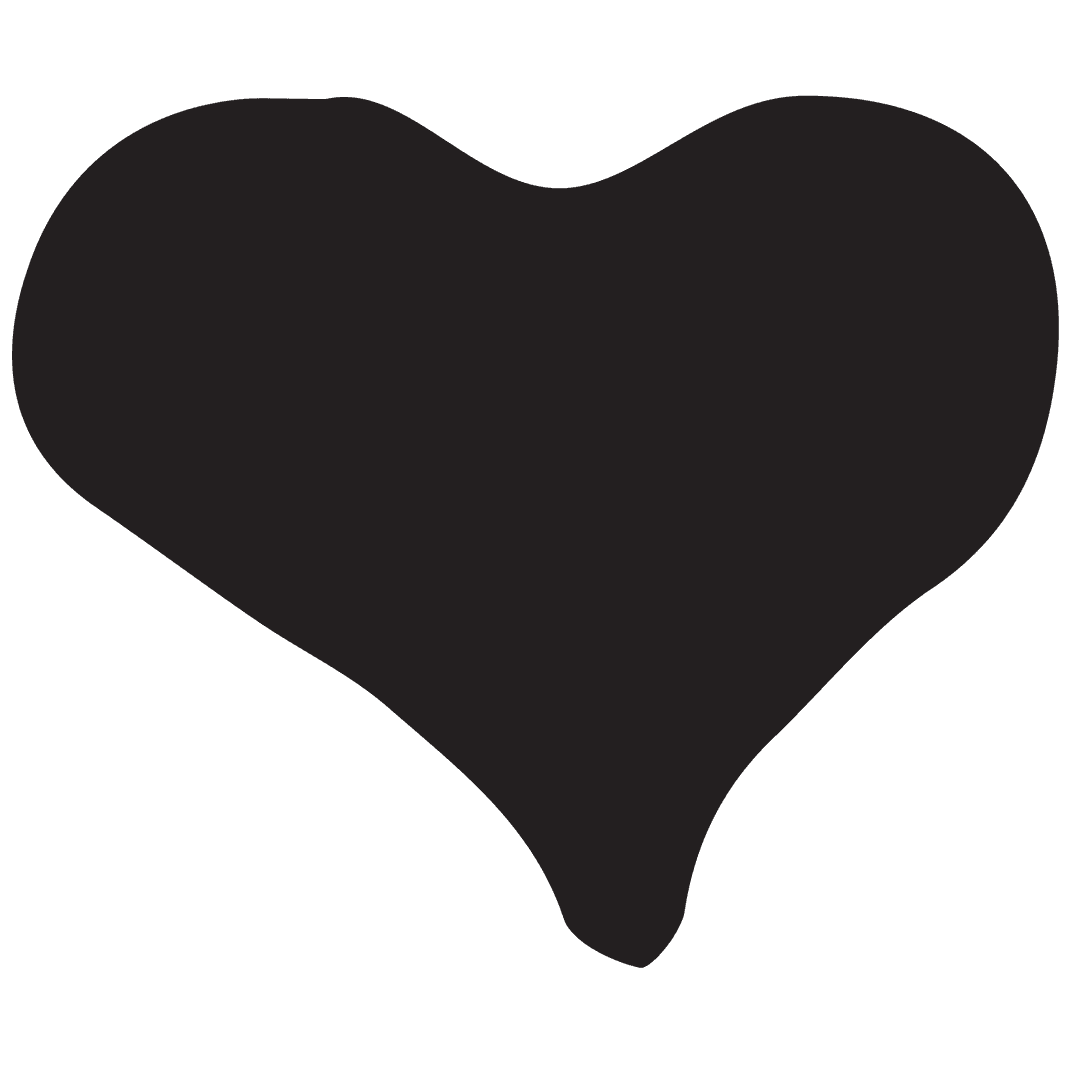 Transparent Black Heart with Copy Space Vector Illustration