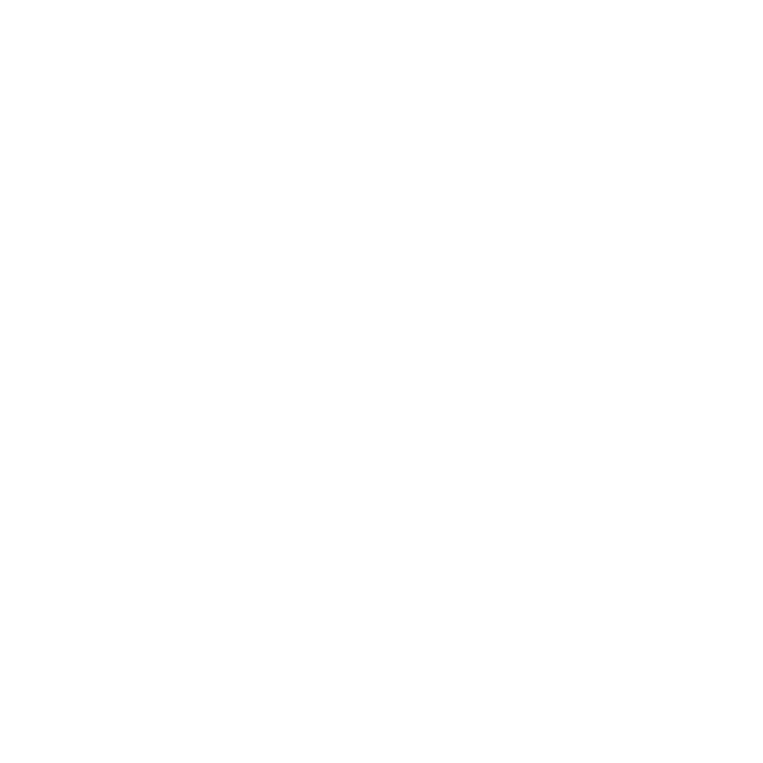 Smiley White Hearts Pattern on Transparent Background