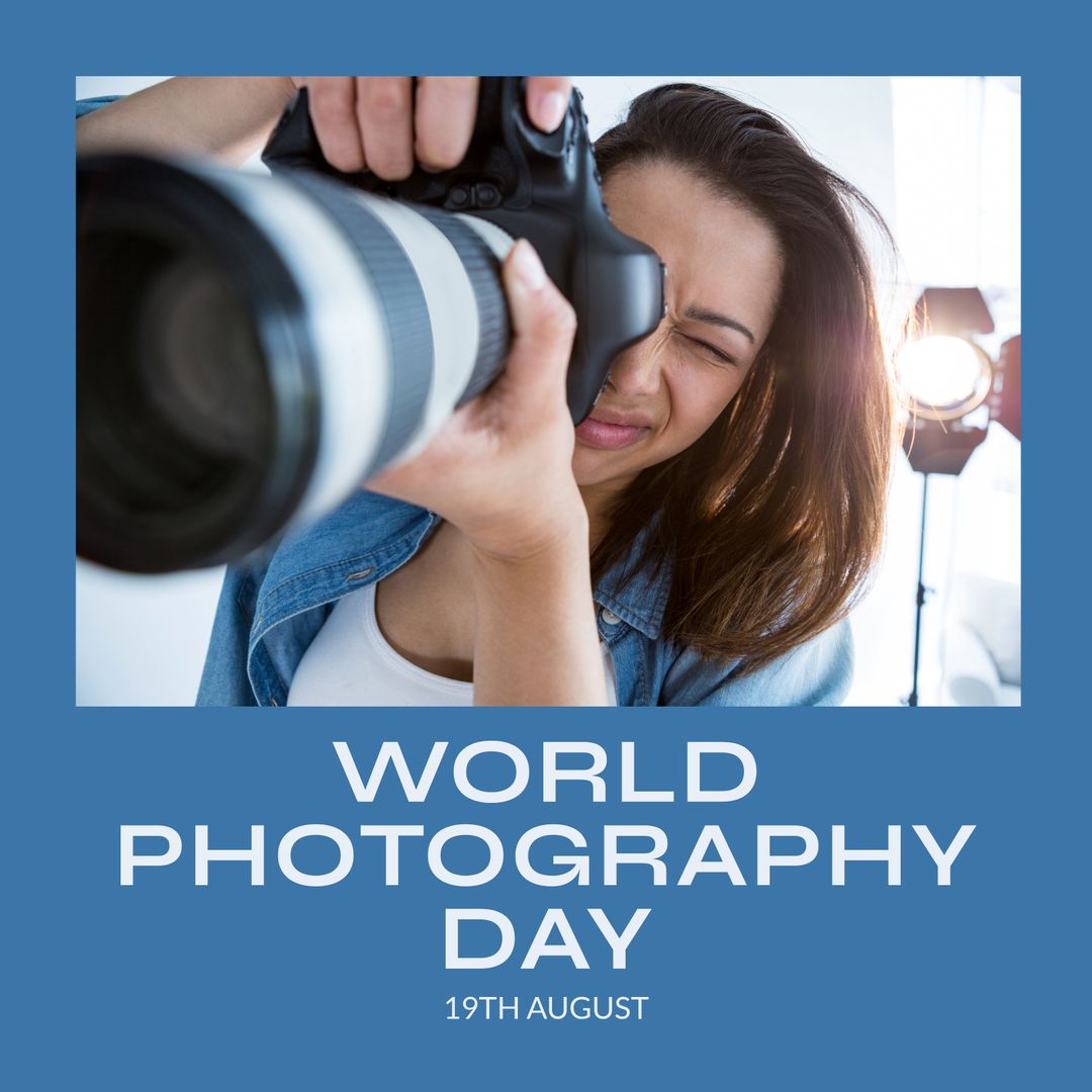 Celebrating World Photography Day with Passionate Female Photographer - Download Free Stock Templates Pikwizard.com