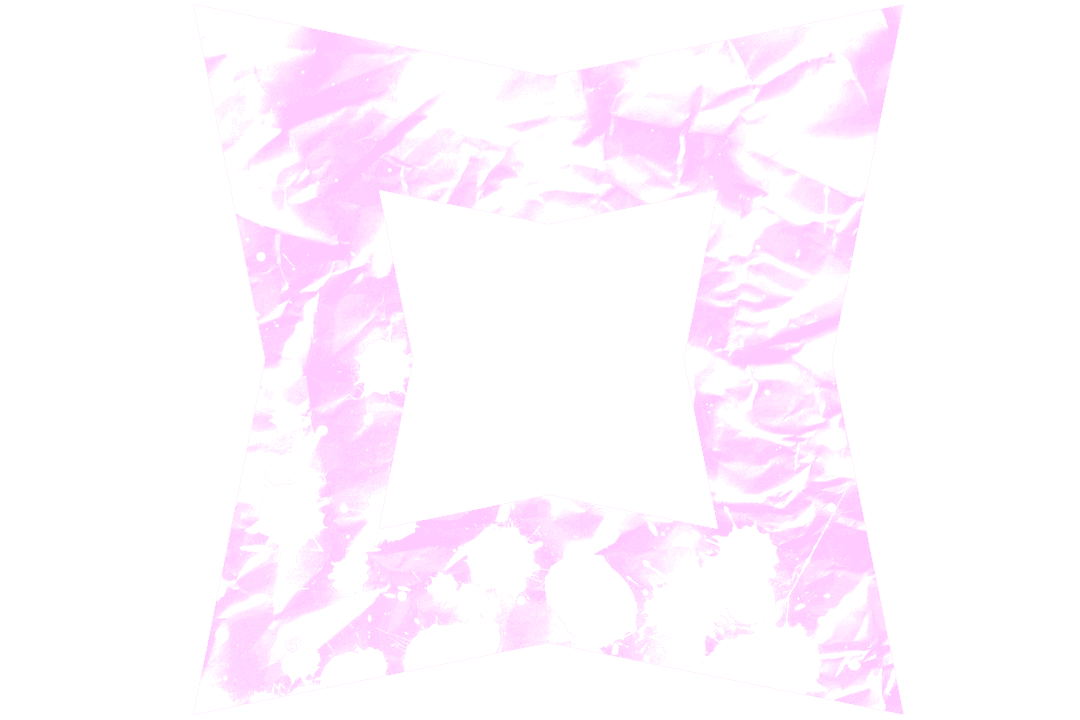 Creative Square Frame with Abstract Pink Transparent Design