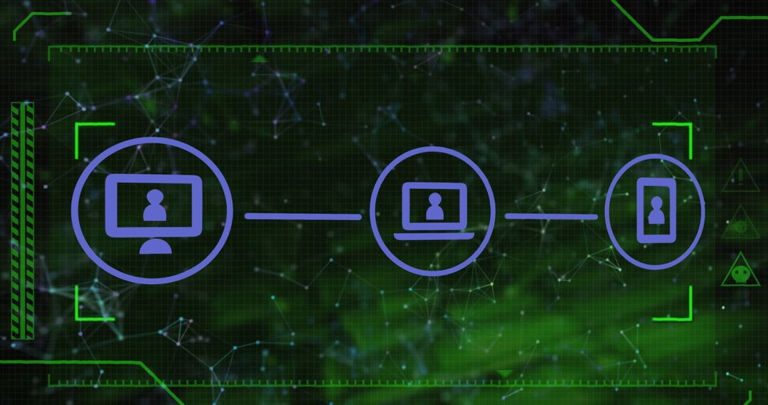 Global Data Connections in Digital Network Visualization