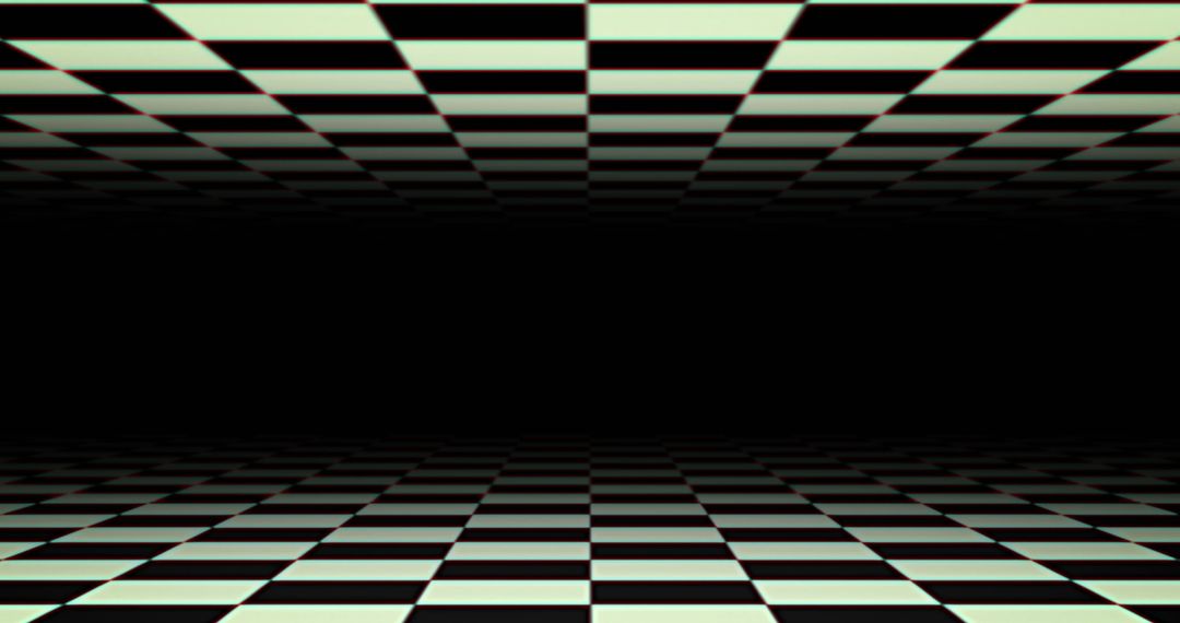 Vintage Checkerboard Background with Movement