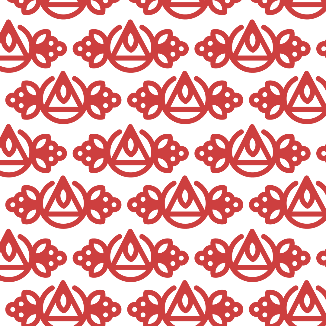 Red Ornamental Pattern on Transparent Background for Design - Download Free Stock Images Pikwizard.com