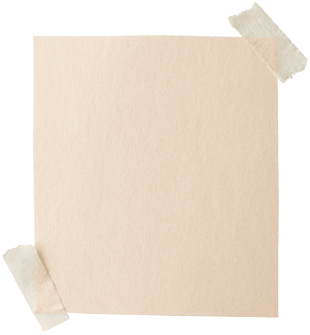 Taped Blank Paper on Transparent Background for Copy Space - Download Free Stock Images Pikwizard.com