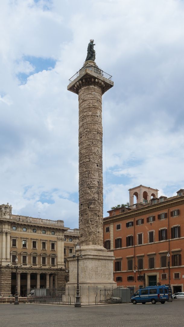 Marcus Aurelius Column Rome - Free Images, Stock Photos and Pictures on Pikwizard.com