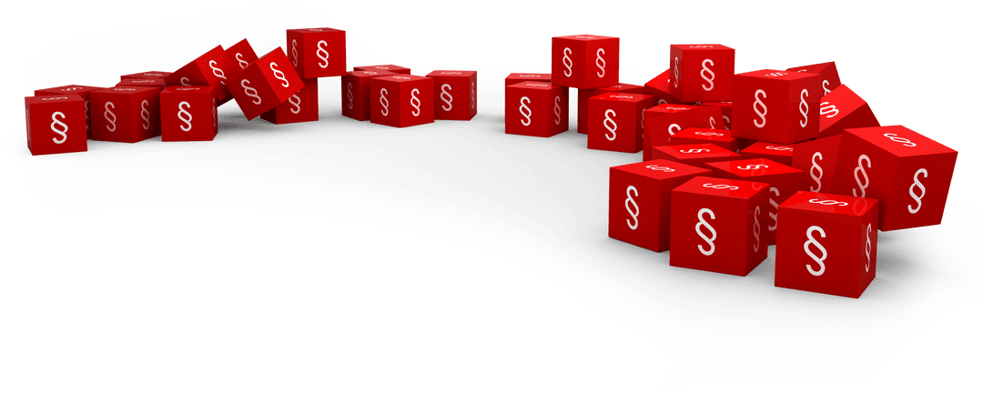 Red Transparent Blocks with Section Symbol Creating Arc - Download Free Stock Images Pikwizard.com