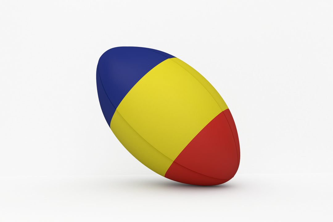 Transparent 3D Romania Flag Rugby Ball for Graphic Design and Sports Projects - Download Free Stock Images Pikwizard.com