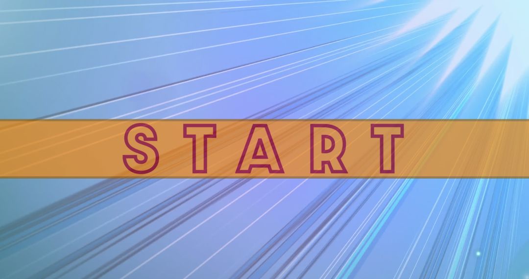 Dynamic Start Text with Energetic Lens Flares