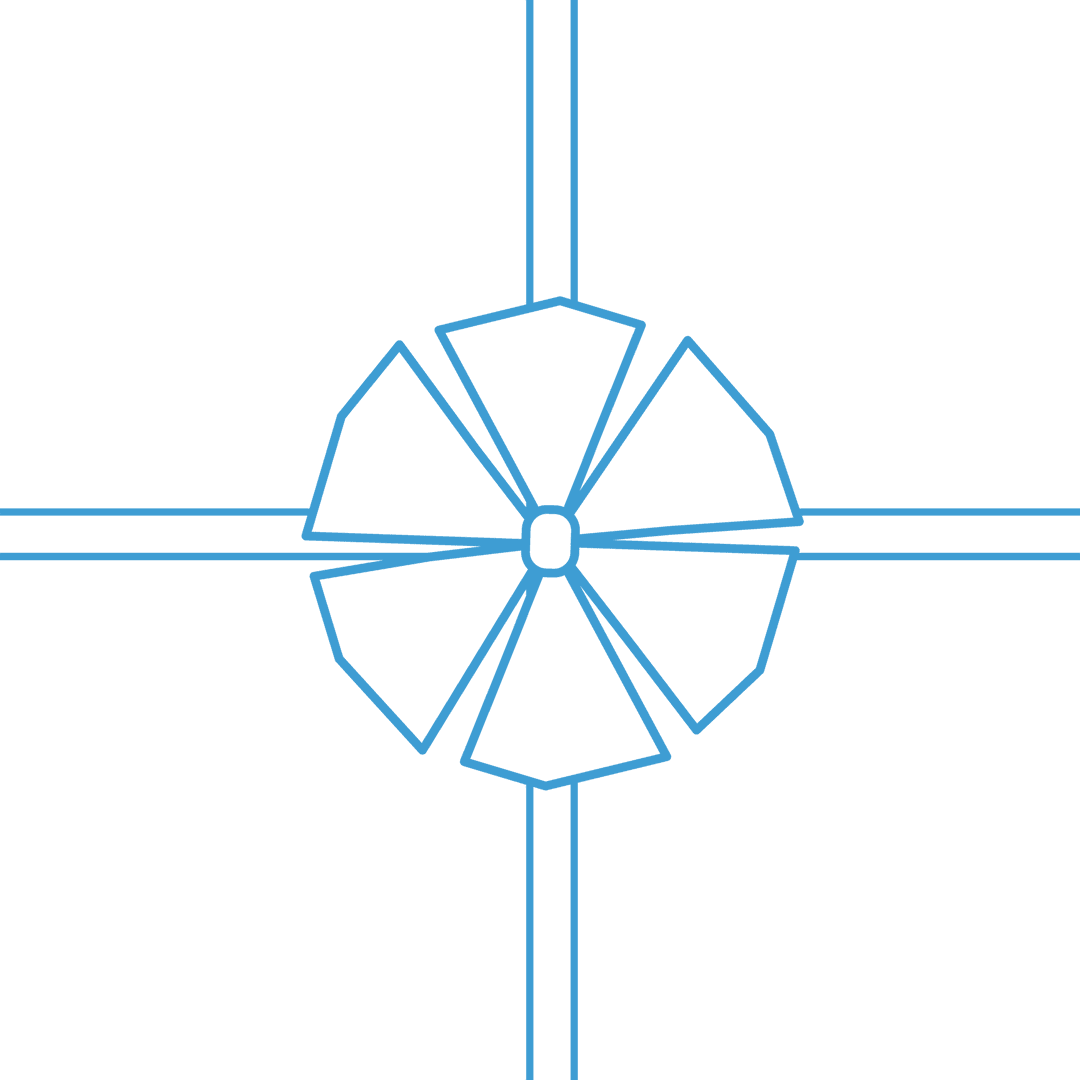 Blue Ribbon with Bow on Transparent Background for Gift Design