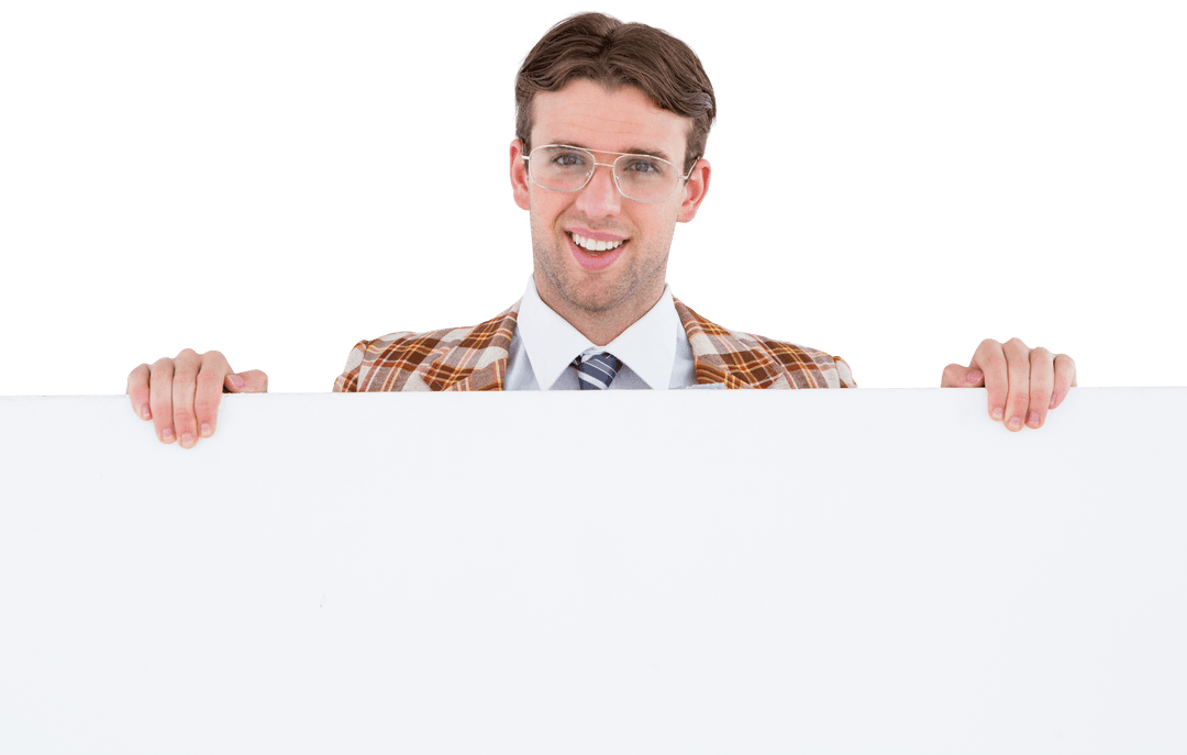 Smiling Transparent Card Presentation by Geeky Hipster