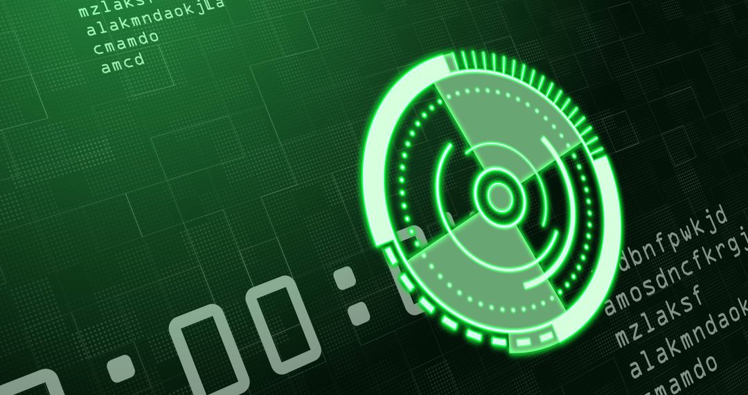 Digital Scope Scanning Over Data Streaming in Futuristic Style