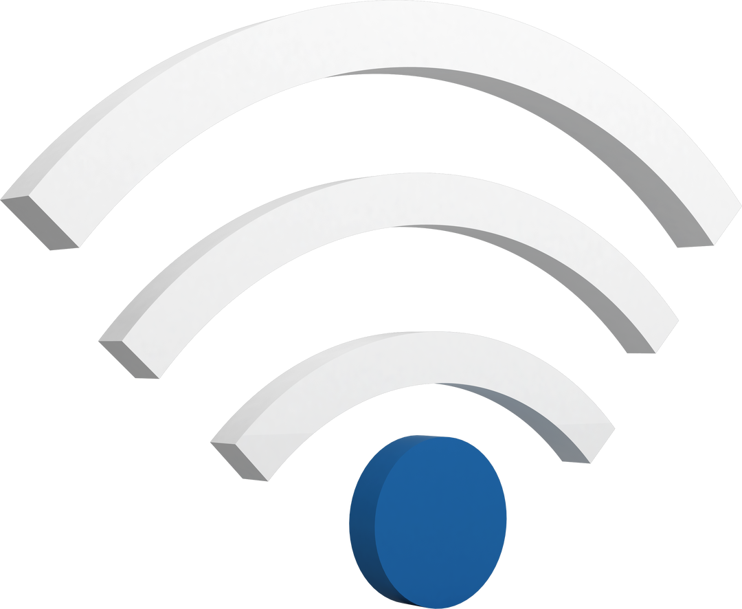 3D Wi-Fi Signal Illustration on Transparent Background - Download Free Stock Images Pikwizard.com