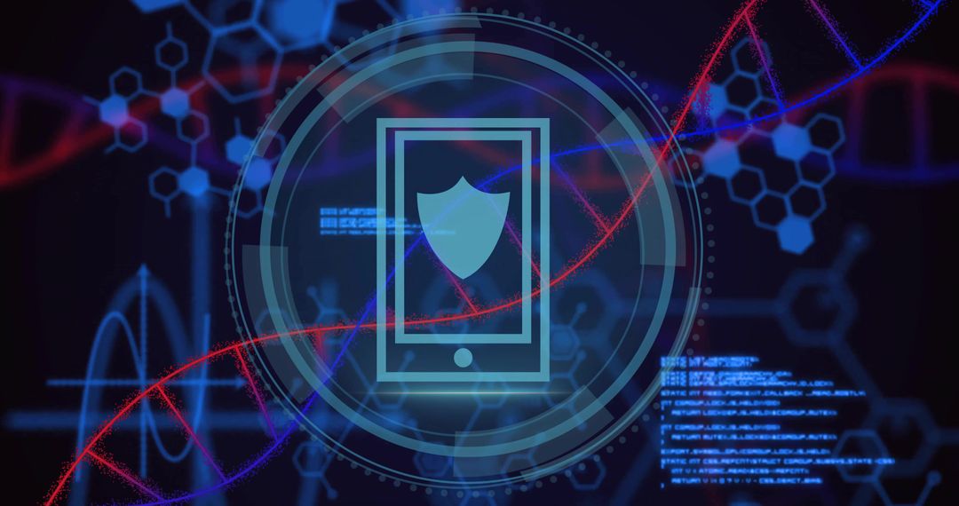 Digital Device with Cybersecurity Interface and DNA Helix Integration