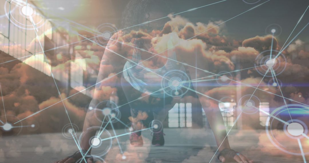 Dynamic Global Connection in Outdoor Fitness with Abstract Network