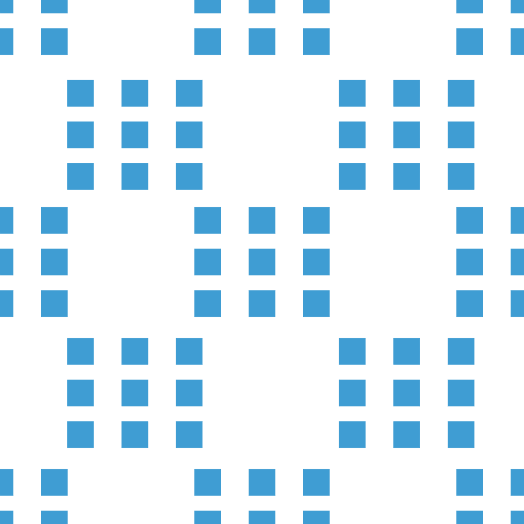 Transparent Geometric Pattern with Blue Rectangles on Repeat