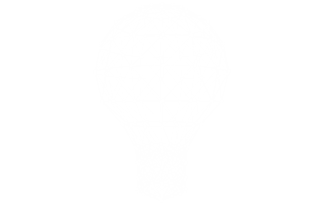 Lightbulb Concept with Network Connections Overlay on Transparent