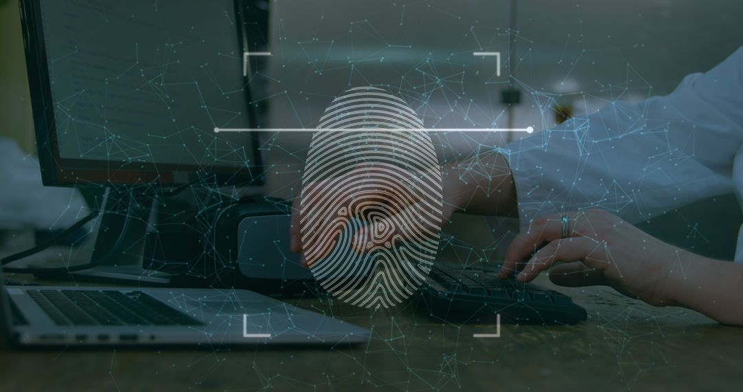 Biometric Fingerprint Scanner for Digital Security on Computer