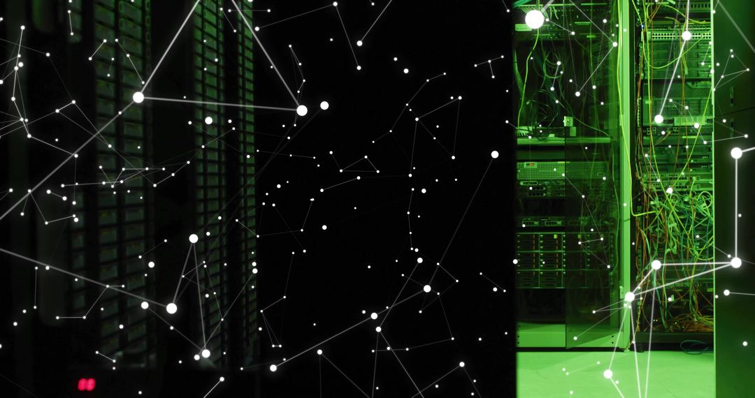 Digital Networking and Cybersecurity in Green-Illuminated Data Center