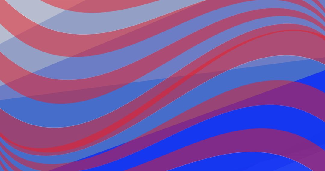 Dynamic Red and Blue Abstract Wavy Pattern