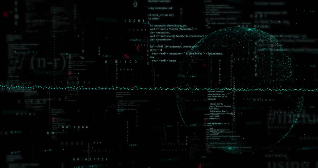digital interface with global data processing elements - Free Images, Stock Photos and Pictures on Pikwizard.com