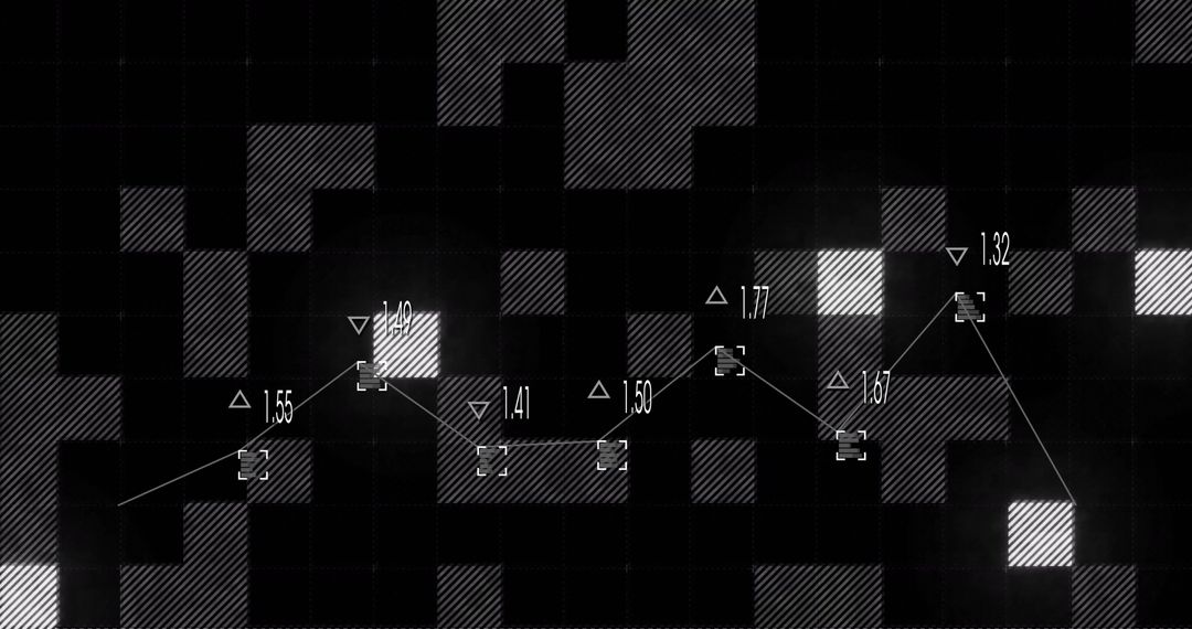 Abstract Data Visualization with Grid and Data Points