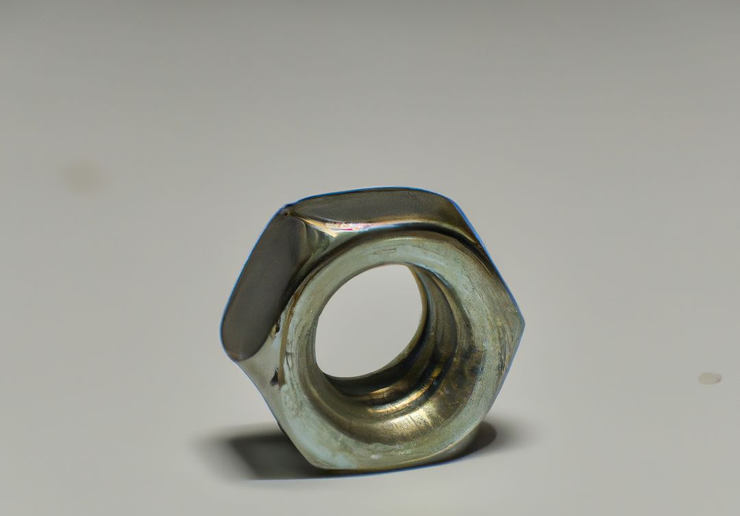 Close-Up of Metal Hex Nut on Neutral Background - Free Images, Stock Photos and Pictures on Pikwizard.com