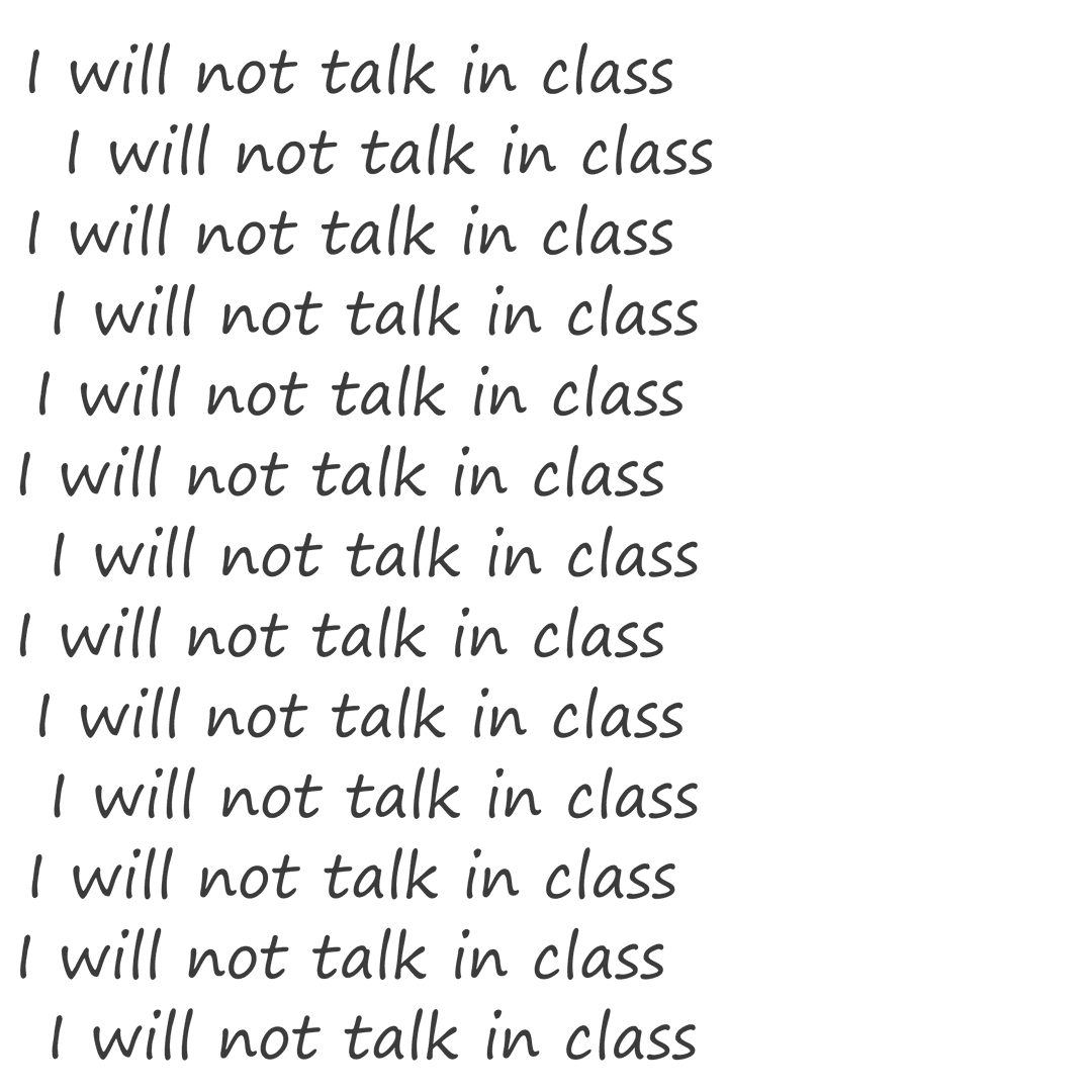 Transparent Background Text I Will Not Talk In Class Illustration - Download Free Stock Images Pikwizard.com