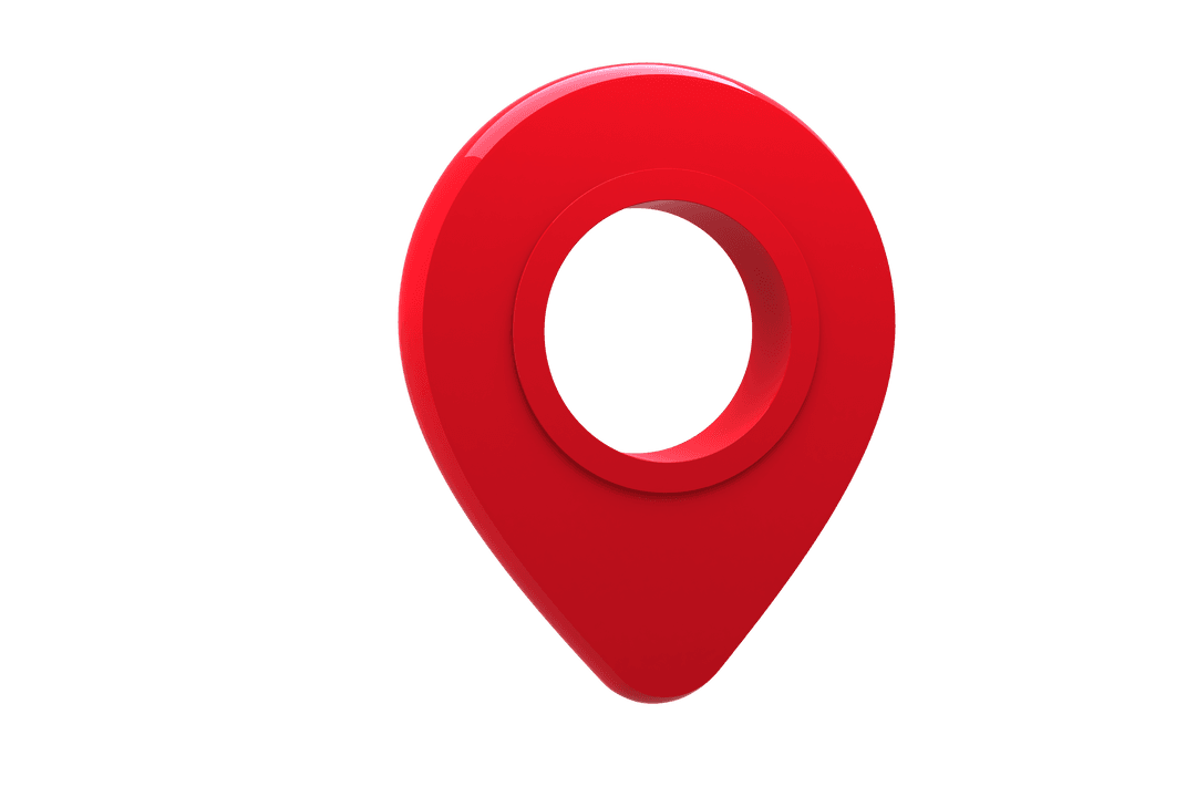 Red Location Marker with Transparent Background for Navigation - Download Free Stock Images Pikwizard.com