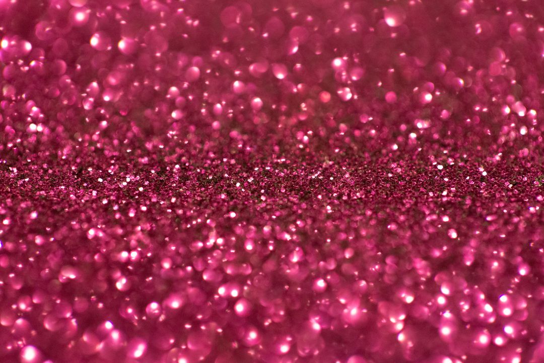Vibrant Pink Glitter Texture with Bokeh Effect