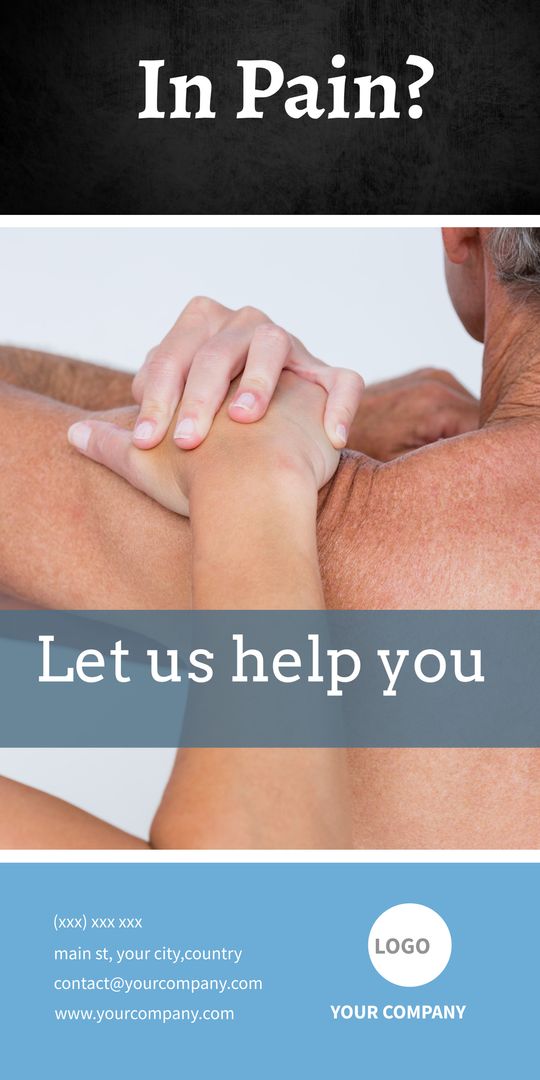 Healthcare Marketing with Pain Relief Support Message