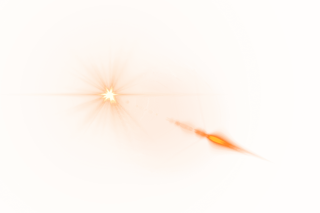 Abstract Light Burst Vector on Transparent Background