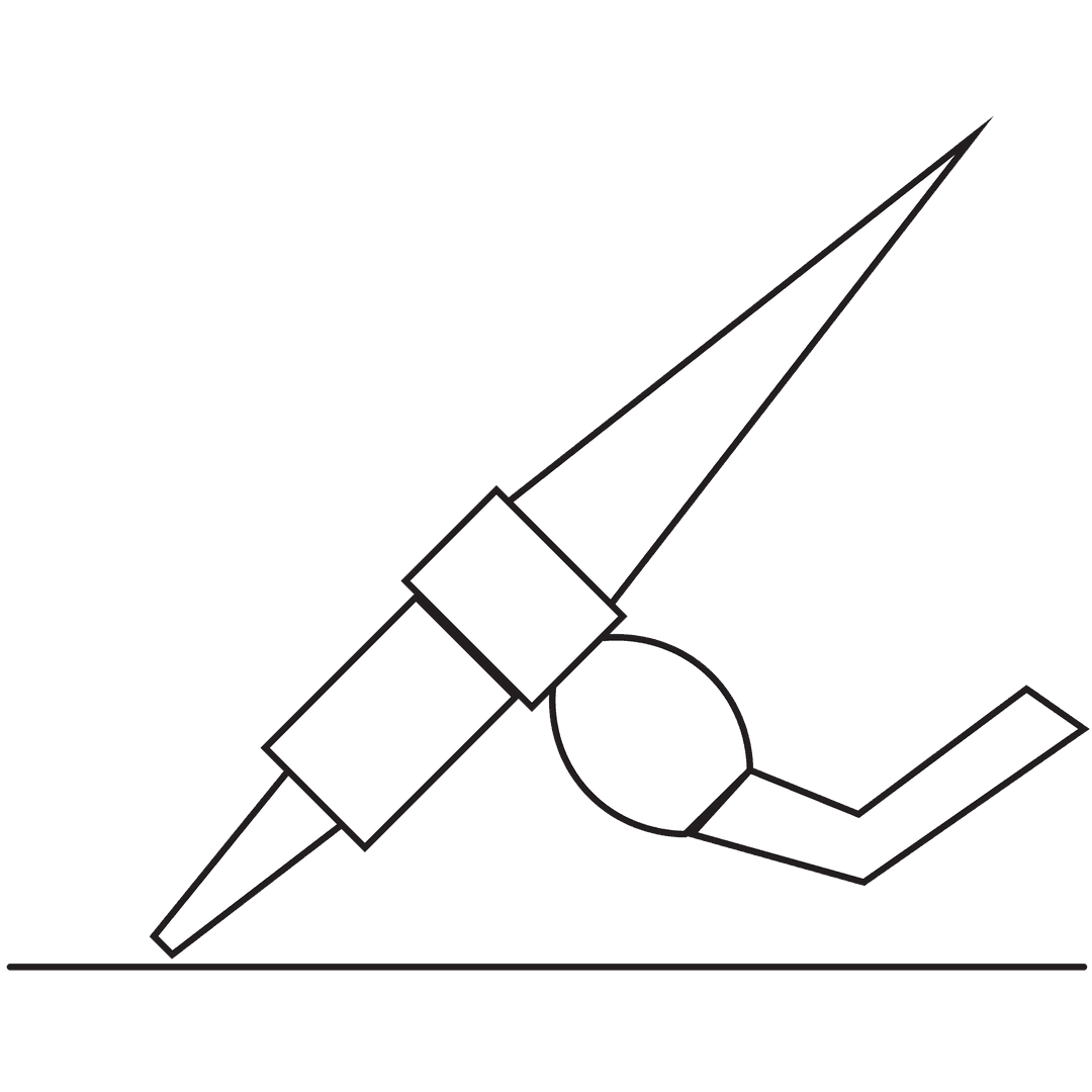 Abstract Geometric Design Isolated on Transparent